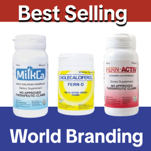 Power Trio Vitamins – kombinasyon ng MilkCa Calcium, Fern-D Vitamin D3, at Fern-Activ multivitamins para sa araw-araw na lakas at kalusugan.